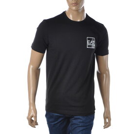 エンポリオアルマーニ EA7 EMPORIO ARMANI クルーネックTシャツ 半袖 メンズ ブランド 3LPT52 PJ03Z ブラック