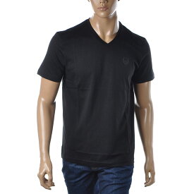エンポリオアルマーニ EA7 EMPORIO ARMANI VネックTシャツ 半袖 メンズ ブランド 8NPT13 PJNQZ ブラック