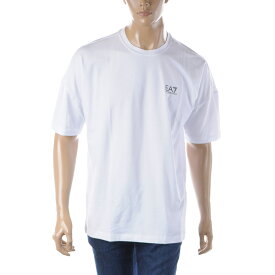エンポリオアルマーニ Tシャツ EA7 EMPORIO ARMANI メンズ ブランド クルーネック 半袖 3RPT12 PJLBZ ホワイト