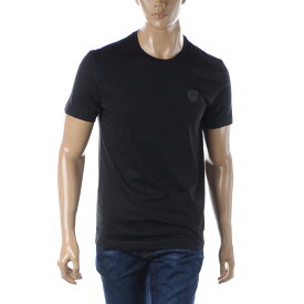 エンポリオアルマーニ EA7 EMPORIO ARMANI Tシャツ メンズ ブランド クルーネック 半袖 3RPT41 PJNTZ ブラック