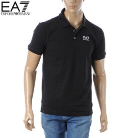 エンポリオアルマーニ EA7 EMPORIO ARMANI ポロシャツ メンズ ブランド 3DPF16 PJ03Z ブラック 2024春夏新作