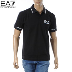 エンポリオアルマーニ EA7 EMPORIO ARMANI ポロシャツ メンズ ブランド 3DPF19 PJ04Z ブラック 2024春夏新作