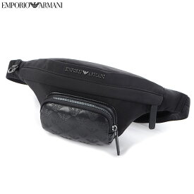 エンポリオアルマーニ EMPORIO ARMANI ボディバッグ ウエストポーチ メンズ Y4O344 Y072J ブラック