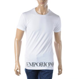 エンポリオアルマーニ EMPORIO ARMANI UNDERWEAR Tシャツ メンズ クルーネック 半袖 111035 3R755 ホワイト