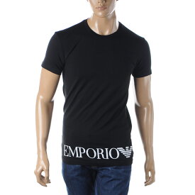 エンポリオアルマーニ EMPORIO ARMANI UNDERWEAR Tシャツ メンズ クルーネック 半袖 111035 3R755 ブラック