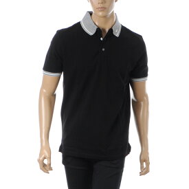 エンポリオアルマーニ EMPORIO ARMANI ポロシャツ メンズ EM000852 AF12955 半袖 ブラック 送料無料 カジュアル シンプル 高級感 薄手 コットン 普段使い