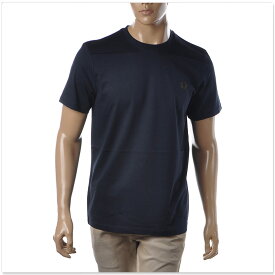 フレッドペリー FRED PERRY クルーネックTシャツ 半袖 メンズ ブランド Graphic Print T-Shirt M3626 ネイビー