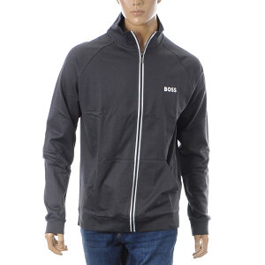 �q���[�S�{�X HUGO BOSS �����Y Authentic Jacket Z 50545564 10269562 �X�E�F�b�g �W���P�b�g �_�[�N�O���[ �t���W�b�v �g���b�N�g�b�v ���S �V���v�� �J�W���A�� �l�C �R�b�g�� �A�E�^�[