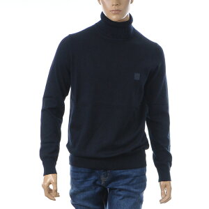 �q���[�S�{�X HUGO BOSS �����Y �j�b�g �Z�[�^�[ �_�[�N�l�C�r�[ Akiro S 50527573 10265865 �^�[�g���l�b�N �J�V�~�� �u�����h���S ���� �V���v�� �J�W���A�� 2025�H�~�V��