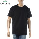 ラコステ LACOSTE メンズ 半袖 Tシャツ クルーネック TH9165 ロゴ ブランド 綿100％ カジュアル 定番 おしゃれ 人気