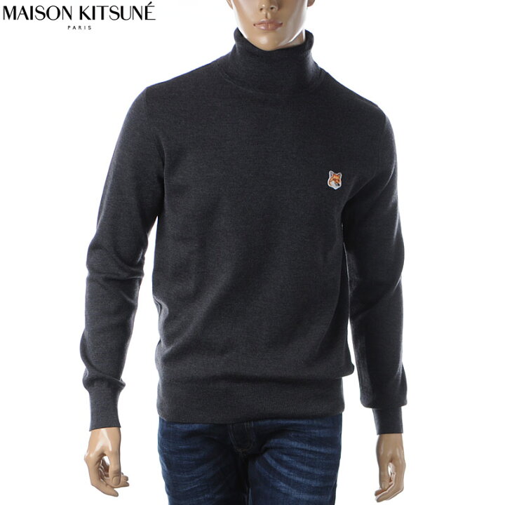 楽天市場】メゾンキツネ MAISON KITSUNE タートルネックニット 