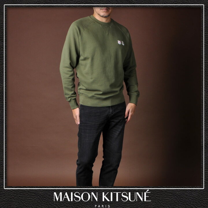 楽天市場】メゾンキツネ MAISON KITSUNE クルーネックスウェット 