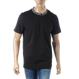 モンクレール MONCLER Tシャツ メンズ クルーネック 8C00002 89A17 ブラック 2024春夏新作