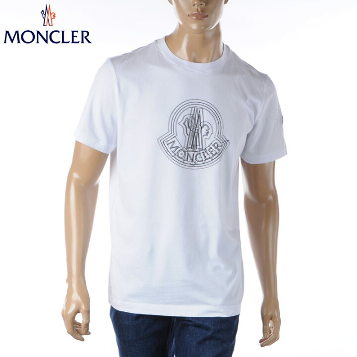 楽天市場】モンクレール MONCLER Tシャツ メンズ 8C00028 89A17 半袖 