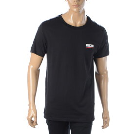 モスキーノ MOSCHINO UNDERWEAR Tシャツ メンズ ブランド 半袖 クルーネック A1926 8131 ブラック