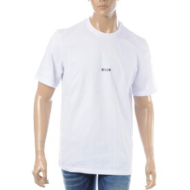 エムエスジーエム MSGM クルーネックTシャツ 半袖 メンズ 2640MM184 ホワイト