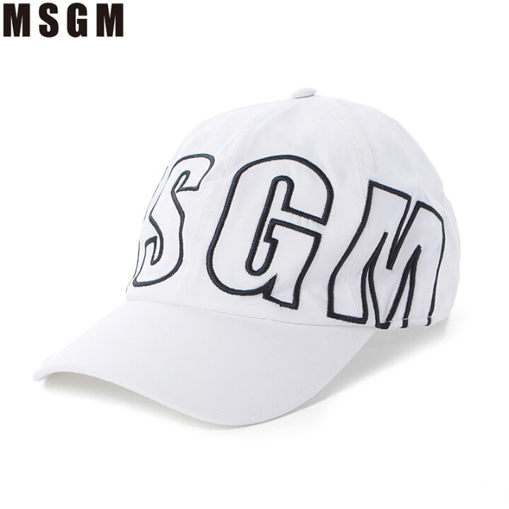 楽天市場】エムエスジーエム MSGM ベースボール キャップ 帽子 メンズ 