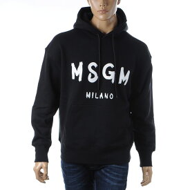 エムエスジーエム MSGM プルオーバーパーカー スウェット メンズ 2000MM515 200001 ブラック