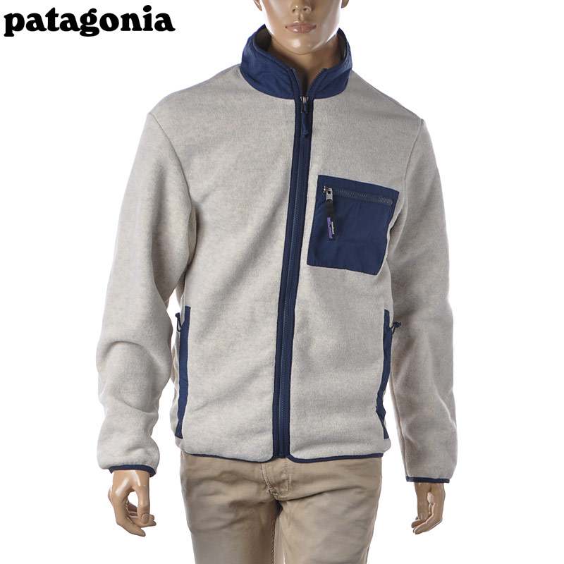 パタゴニア PATAGONIA フリースジャケット メンズ ブランド 22991 BLK M's Synch Jkt メンズ シンチラ ジャケット  オフホワイト | BRAVAS