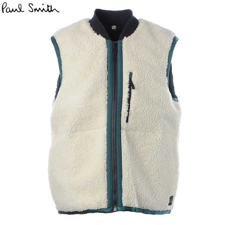 楽天市場】ポールスミス PAUL SMITH フリースボアベスト メンズ 