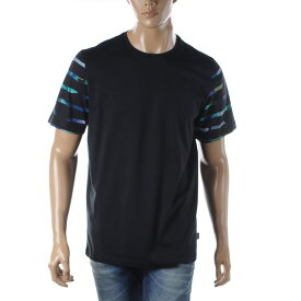 ポールスミス PAUL SMITH Tシャツ メンズ ブランド クルーネック 半袖 M2R 051SP K21735 ブラック