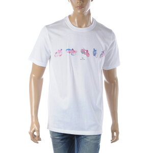 �|�[���X�~�X PAUL SMITH T�V���c �����Y ���� �J�b�g�\�[ �N���[�l�b�N �z���C�g �� M2R 011R KP3828 ���S �v�����g �R�b�g�� �J�W���A�� �l�C �u�����h ������� �X�g���[�g �V���v��