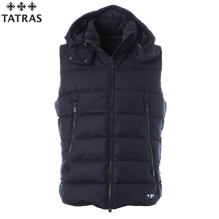 楽天市場 タトラス Tatras ダウンベスト メンズ アウター Sover Mtata4373 ネイビー 秋冬セール Bravas