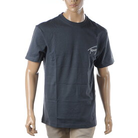 トミージーンズ TOMMY JEANS Tシャツ メンズ ブランド クルーネック 半袖 DM0DM16240 ダークグレー