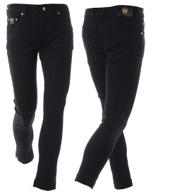 ヴェルサーチ ジーンズ クチュール VERSACE JEANS COUTURE ジーンズ デニム メンズ 74GAB530 CDW00 ブラック