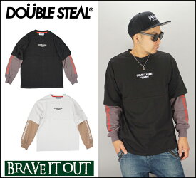 DOUBLE STEAL Layered Long SleeveTee 長袖Tシャツ　ロンT