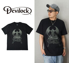 DEVILOCK デビロック BLACK DAYS FIRE SKULL TEE Tシャツ