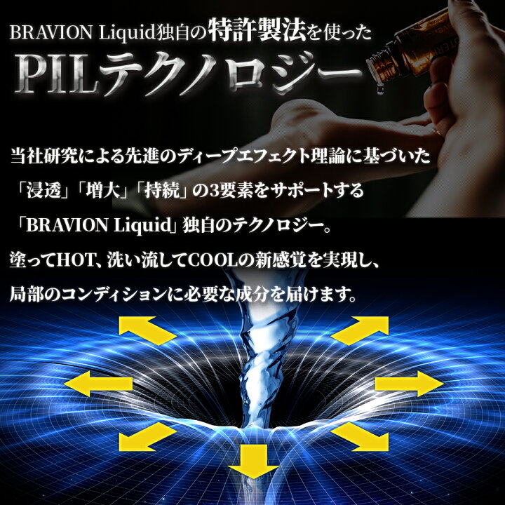 楽天市場】増大クリーム ブラビオンリキッド BRAVION Liquid 公式通販 
