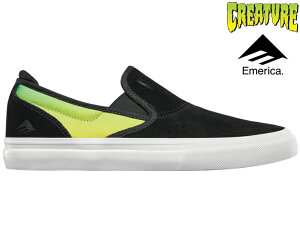 EMERICA GJ C V[Y Xj[J[ XP[g{[hV[Y XP[gV[Y XPV[ SKATE XP{[ Xj[J[ 6107000248 001SLIP-ON × CREATURE N[`[ R{Xbv I Xb