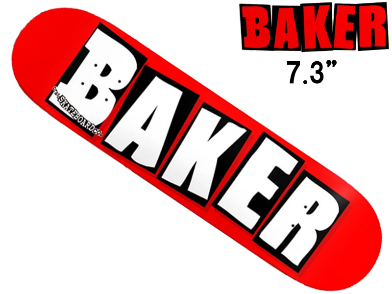 楽天市場】BAKER ベイカー BLAND LOGO DECK 7.3 ブランド ロゴ デッキ