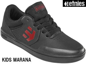 ETNIES Ggj[Y MARANA KIDS }i LbY 4301000120 551 BLACK RED {Ki XP[g V[Y XP{[ XPV Xj[J[ C SKATE qp qǂ q 17.5cm 19cm 20cm 21cm 22cm 23cm 24cm