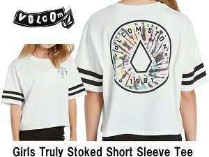 VOLCOM {R HR {Ki TVc  KIDS q fB[X Girls Truly Stoked Short Sleeve Tee R3512201 ̎q YOUTH [X WjA XP{[ XP[g{[h Xm[{[h [