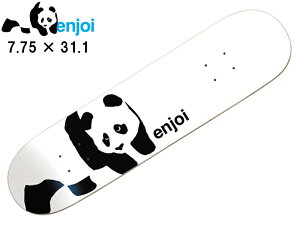 enjoi GWC Whitey Panda LOGO XP[g{[h fbL  S Vv DECK 7.75 × 31.1 l  j XP{[ SKATE p_ S  ㋉  ς 10017282 WHITE 