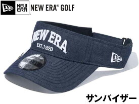 NEW ERA ニューエラ GOLF サンバイザー On Par Sustainable Fabric ベルクロ ユニセックス ニューエラゴルフ デニム 刺繍 13762889 56.8 - 60.6 cm 日本正規品 ゴルフ NEWERAGOLF キャップ CAP 帽子