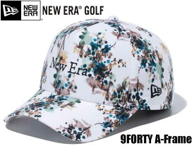 NEW ERA ニューエラ GOLF CAP 帽子 9FORTY A-Frame New York スナップバック ユニセックス ニューエラゴルフ ホワイト ボタニカル・ガーデン 刺繍 13762984 アジャスタブル 56.8 - 60.6 cm 日本正規品 ゴルフ NEWERAGOLF キャップ