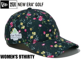 NEW ERA ニューエラ GOLF CAP 帽子 WOMEN'S 9THIRTY New York クロスストラップ ユニセックス ニューエラゴルフ ロングバイザー ボタニカル・ガーデン 刺繍 13763012 アジャスタブル 56.8 - 60.6 cm 日本正規品 ゴルフ NEWERAGOLF キャップ