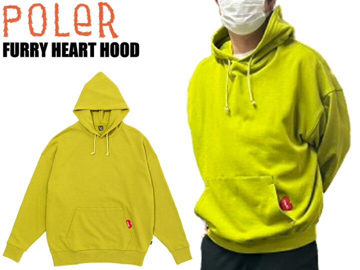 楽天市場】POLER ポーラー プルオーバー プルパーカー FURRY HEART 