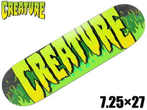CREATURE N[`[ qp XP{[ XP[g{[h wFIRE WEB 7.25 × 27 wN S O[ fbL deck  uh Ki Xg[g p[N
