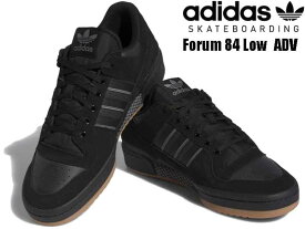 adidas SKATEBOARDING アディダス スケートボード スケートボーディング ブラック Forum 84 Low ADV IG7581 フォーラム アディプリン スニーカー 靴 スケシュー スケボー メンズ 黒 26cm 26.5cm 27.5cm