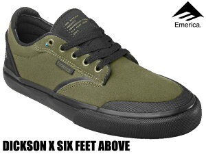 EMERICA GJ Y C V[Y DICKSON X SIX FEET ABOVE fBN\ 6107000278 520 25cm 25.5cm 26.5cm XPV[ SKATE XP{[ sk8 Xj[J[XG[h Vv ubN