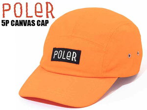 POLER |[[ AEghA Lv 5P CANVAS CAP Lbv 5pl Lbv XibvobN 231MCV0042 IW ORANGE Vv LoX Xq ] XP{[ Xm{[ T[tB