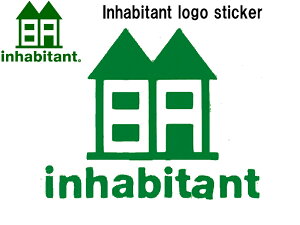 inhabitant Cnr^g XebJ[ logo sticker S V[ fJ[ JbeBO Xm[{[h Xm{[ XP[g{[h XP{[ ϐ  oCN JX^ O[  [