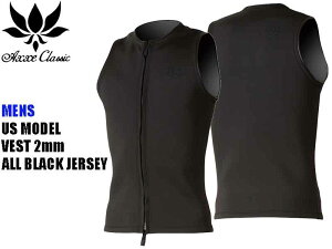 y[zAXXE CLASSIC tW[W AbNXNVbN MENS Y VEST xXg FRONT ZIP tgWbv W[W jq j EFbgX[c 2mm T[tB SURF M ML L