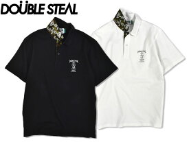 Double Steal ダブルスティール DOUBLESTEAL DS World Logo POLO ポロシャツ 半袖 カットソー トップスメンズ 男性用 ファッション ストリート系 スト系 オーリー サムライ 992-27007