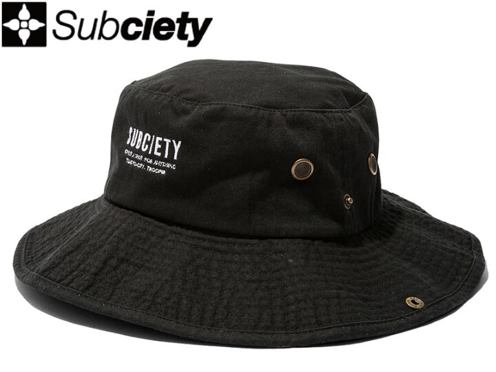 楽天市場 Subciety サブサエティ 109 Boonie Hat ブーニーハット ハット キャップ 帽子 メンズ 男性用 ブラック 黒 Black ストリート ファッション Capスタイル ジャングルハット Ollie Samurai オーリー サムライ 無地 Brayz