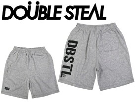 Double Steal ダブルスティール DOUBLESTEAL SIDE LOGO Sweat Pants ハーフ パンツ 短パン スウェット メンズ 男性用 ファッション ストリート系 スト系 982-72017 M L XL
